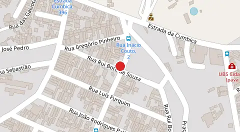 Mapa da localização