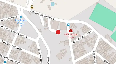 Mapa da localização