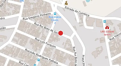 Mapa da localização