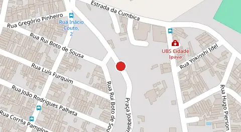 Mapa da localização