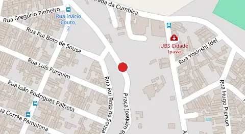 Mapa da localização