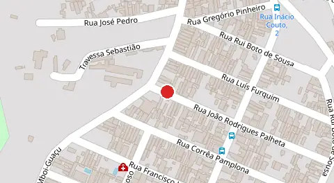 Mapa da localização