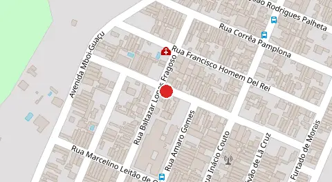 Mapa da localização