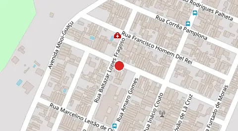 Mapa da localização