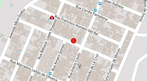 Mapa da localização