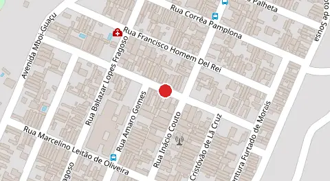 Mapa da localização