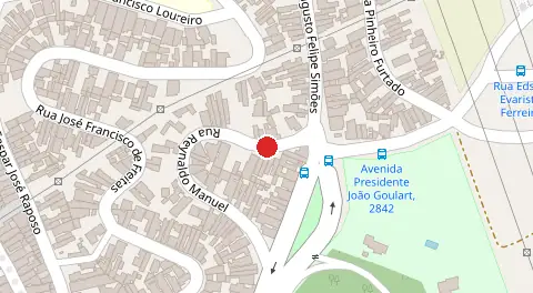 Mapa da localização