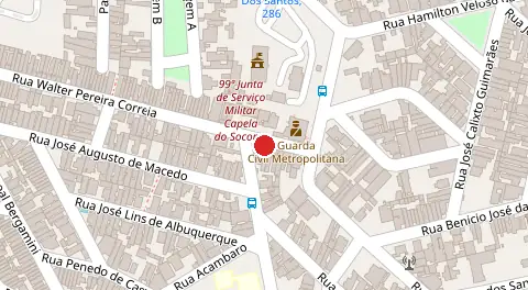 Mapa da localização