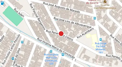 Mapa da localização