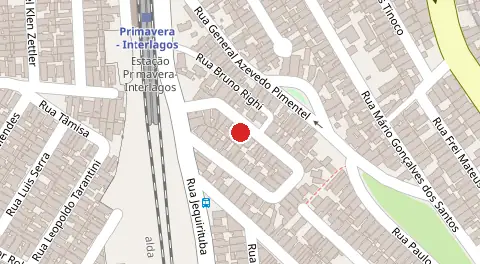 Mapa da localização