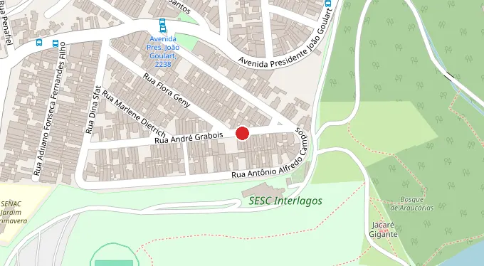 Mapa da localização