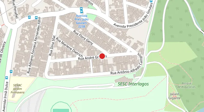 Mapa da localização