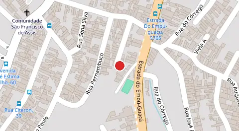 Mapa da localização