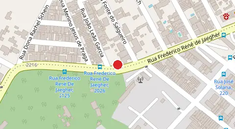 Mapa da localização
