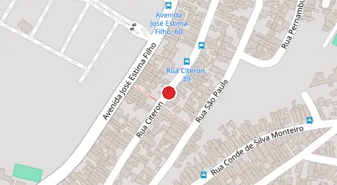 Mapa da localização