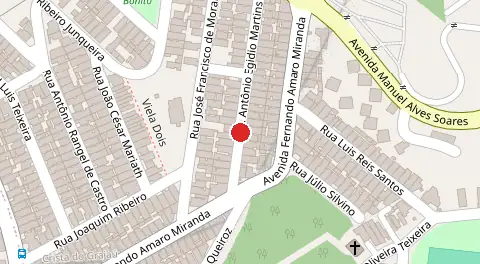 Mapa da localização