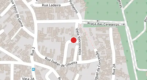 Mapa da localização