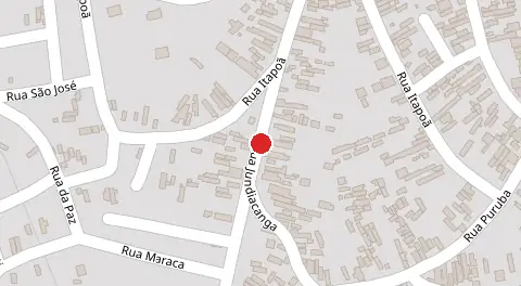 Mapa da localização