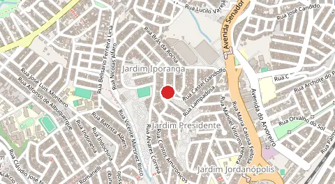 Mapa de Favela Presidente Jordanopolis