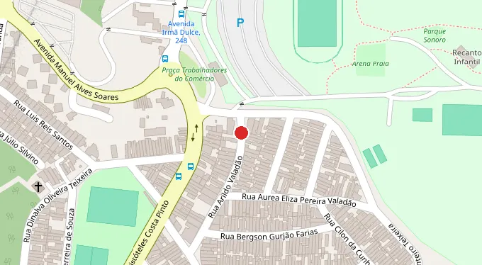 Mapa da localização