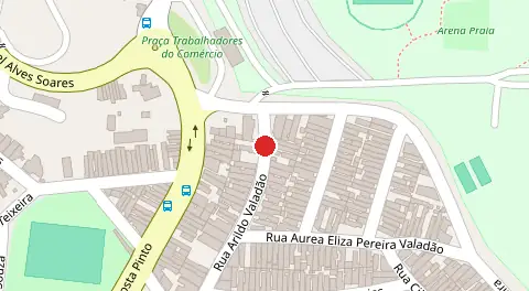 Mapa da localização