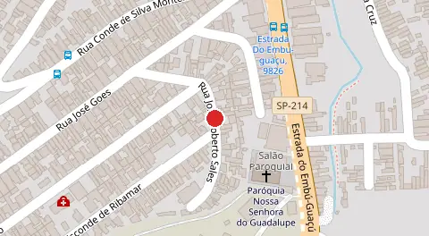 Mapa da localização