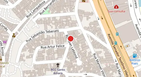 Mapa da localização