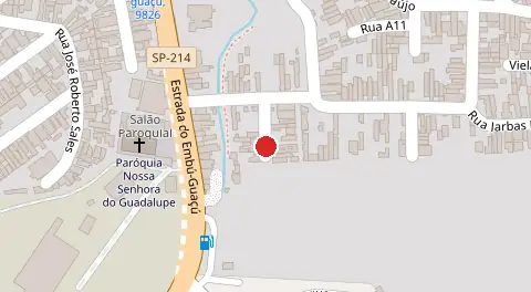 Mapa da localização