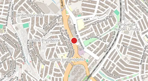 Mapa de Parque das Arvores