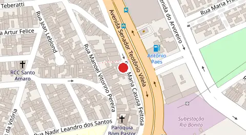 Mapa da localização