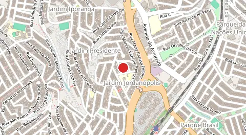 Mapa de Jardim Jordanopolis