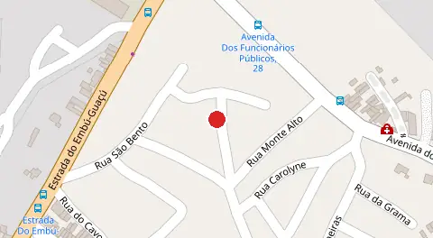 Mapa da localização