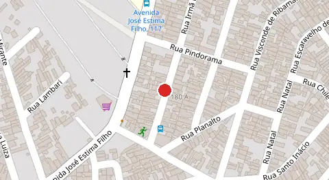 Mapa da localização