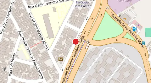 Mapa da localização