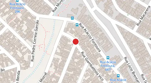 Mapa da localização