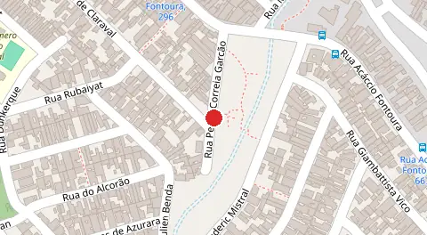 Mapa da localização
