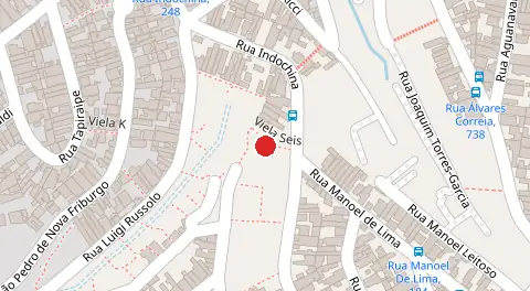Mapa da localização