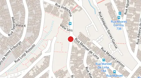 Mapa da localização