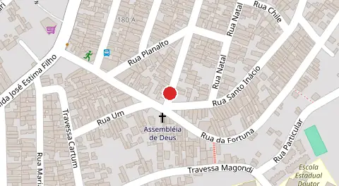Mapa da localização