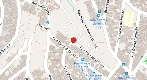 Mapa da localização