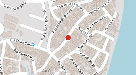 Mapa da localização