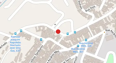 Mapa da localização