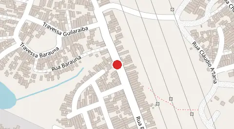 Mapa da localização