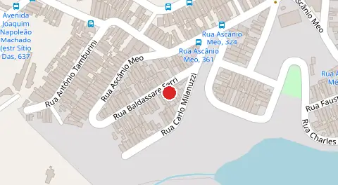 Mapa da localização