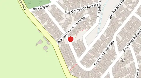 Mapa da localização