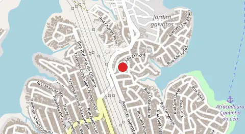 Mapa de Jardim Gaivota