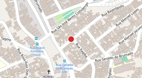 Mapa da localização