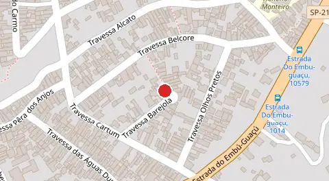Mapa da localização
