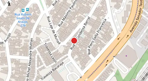 Mapa da localização