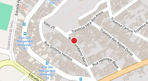 Mapa da localização